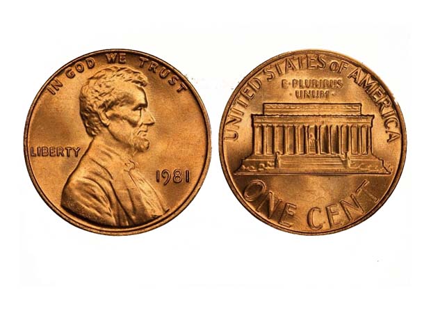 Silver 1981 Penny Worth